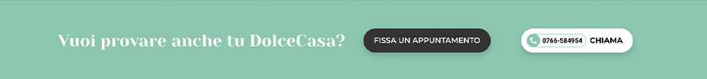 CTA finale della landing page di DolceCasa