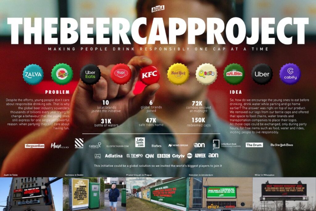 Risultati di "The Beer Cap Project" di Aguila