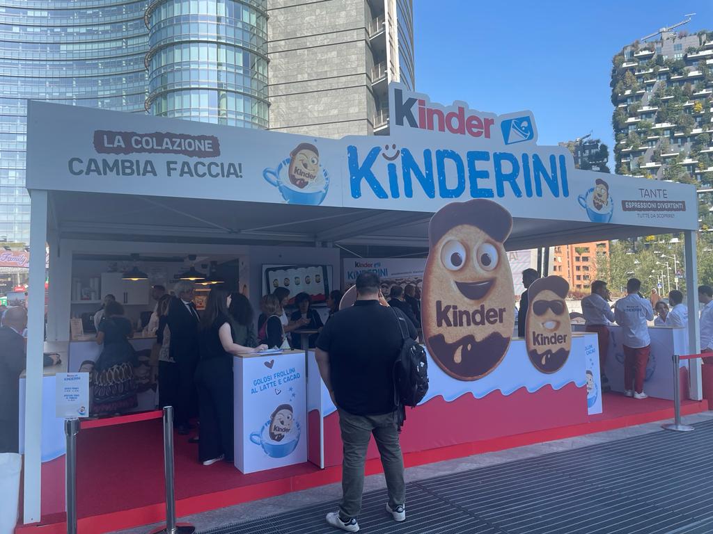 Promozione e lancio dei Kinder Kinderini a Milano