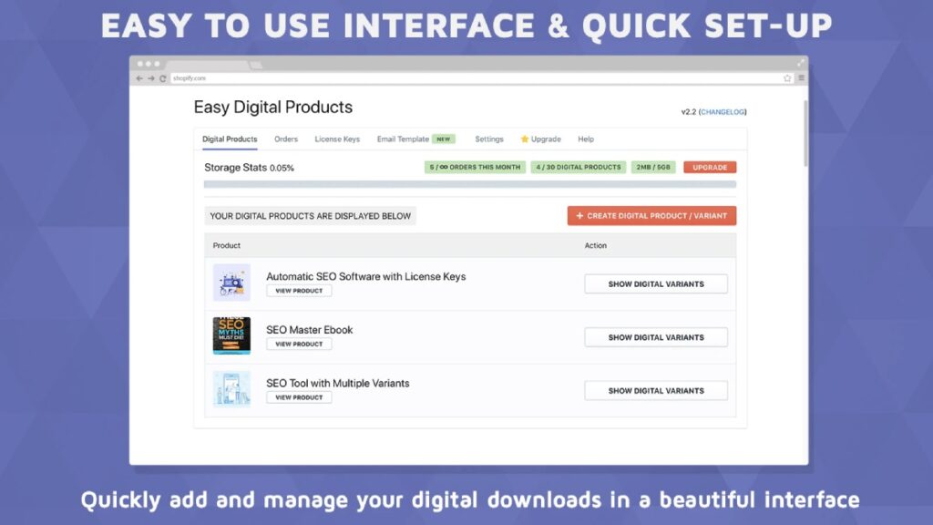 Easy Digital Products permette di vendere prodotti digitali su Shopify
