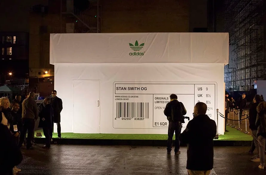 Pop Up store di Adidas a Londra