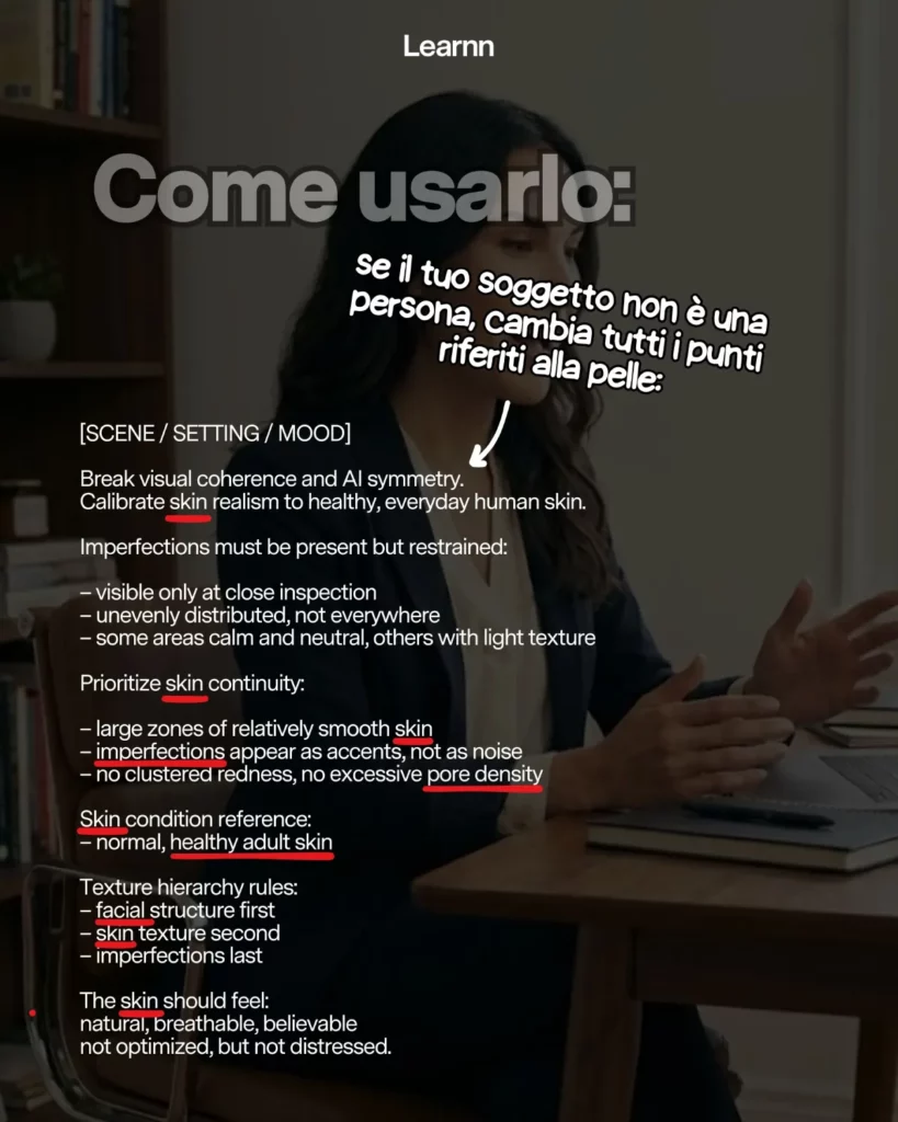 Cambio soggetto prompt Nano Banana