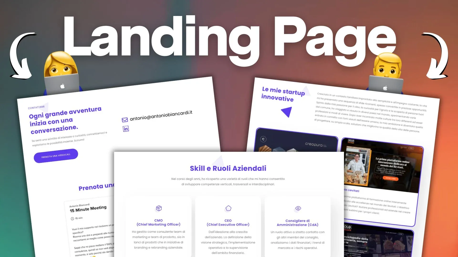 Landing page per personal brand: come valorizzare il tuo lavoro