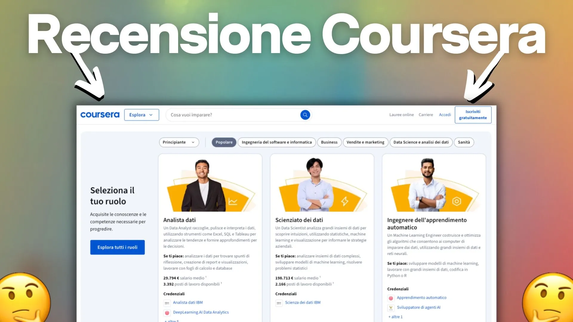 Recensione Coursera: confronto con Learnn