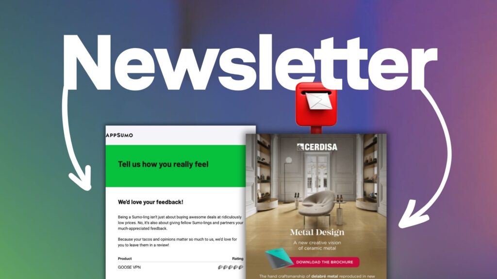 Come scrivere una newsletter: 5 esempi di email marketing