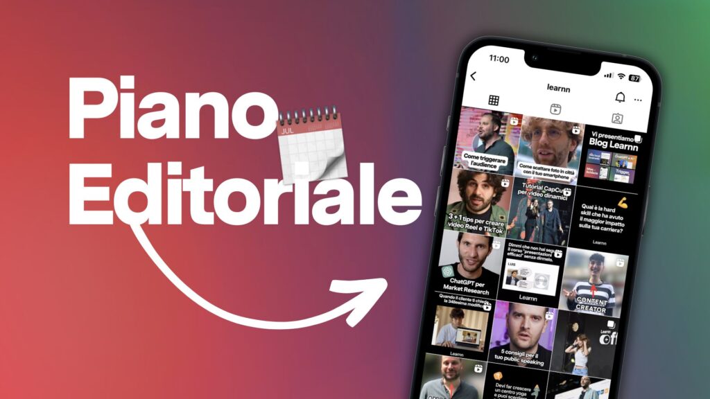 Piano editoriale Instagram: 6 fasi cruciali per un PED performante