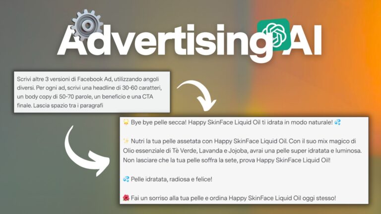 ChatGPT per advertising: migliorare gli annunci in 1 click con l'AI