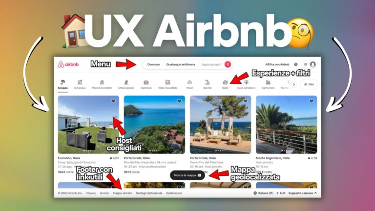 User Experience: come Airbnb semplifica la navigazione e i processi decisionali | Analisi