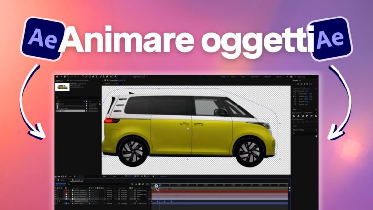 Come animare oggetti e layer su Adobe After Effects