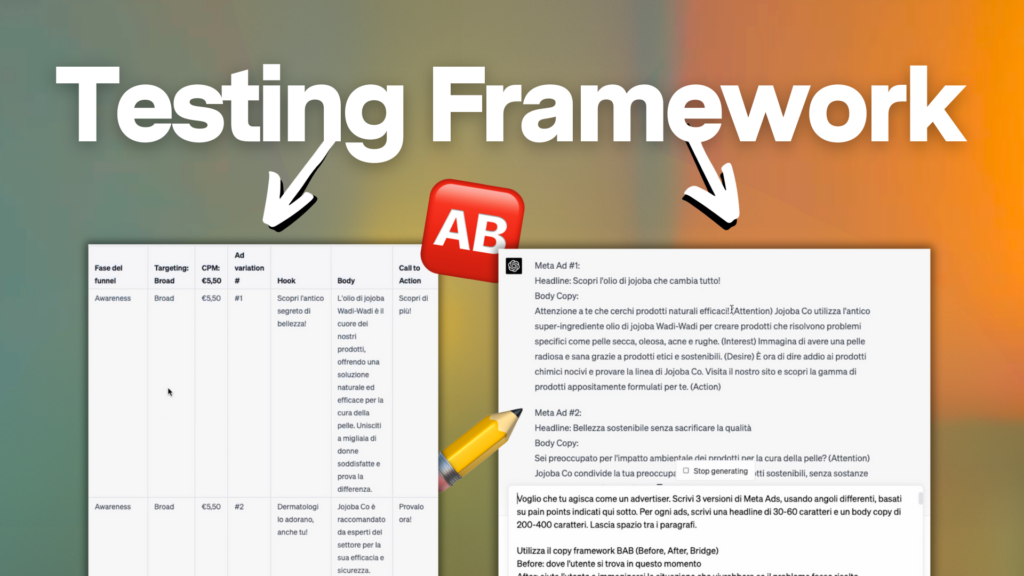Come creare angoli di comunicazione A/B Testing con ChatGPT