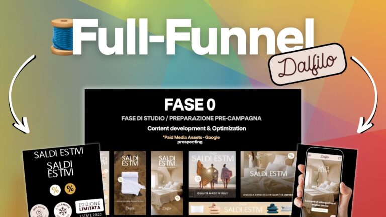 Full-Funnel Marketing: come partire da zero e raggiungere la vendite | Caso studio Dalfilo