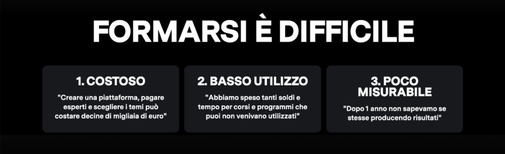 Formarsi può essere costoso e difficile