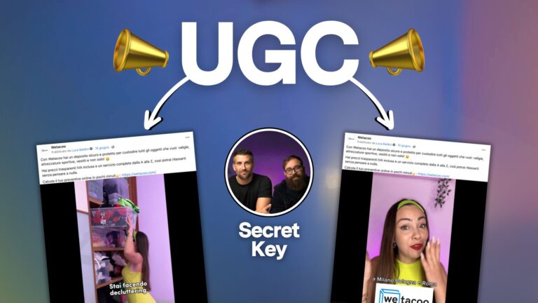Come aumentare i lead con gli UGC | Caso studio Secret Key