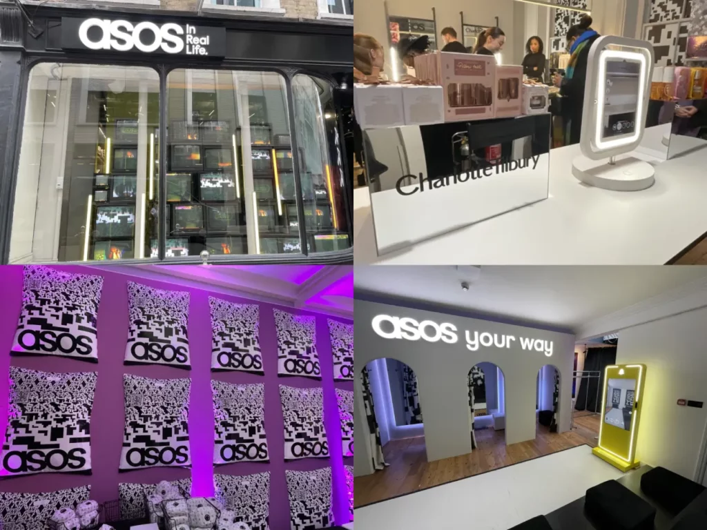 Marketing esperienziale esempi: Asos ha aperto un Pop Up store per il Black Friday