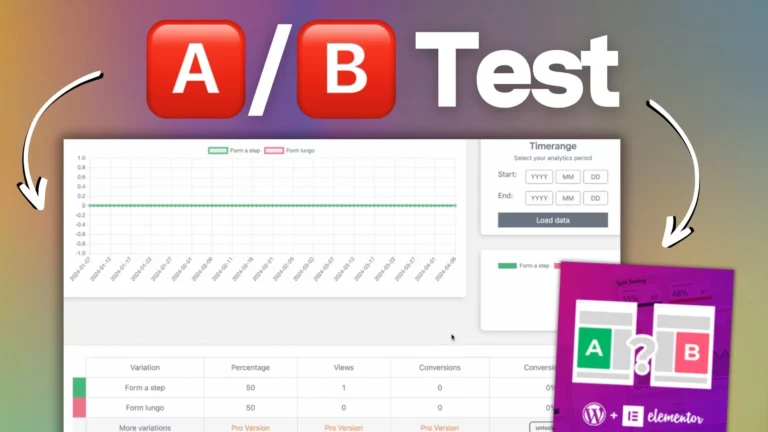 Come fare AB Test su Wordpress con Elementor + plugin gratis