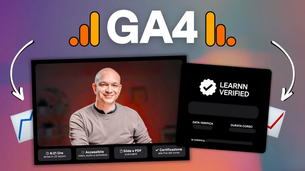 Corsi di Google Analytics 4 con attestato: quali seguire online