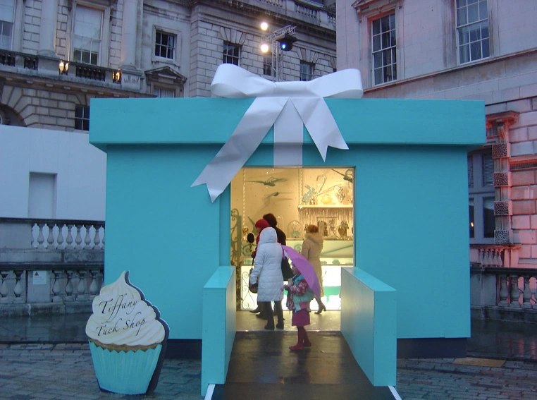 Pop Up store di Tiffany, a forma dell’iconica "little blue box"