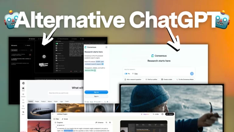 Non solo ChatGPT: ecco i migliori tool AI alternativi per il tuo lavoro