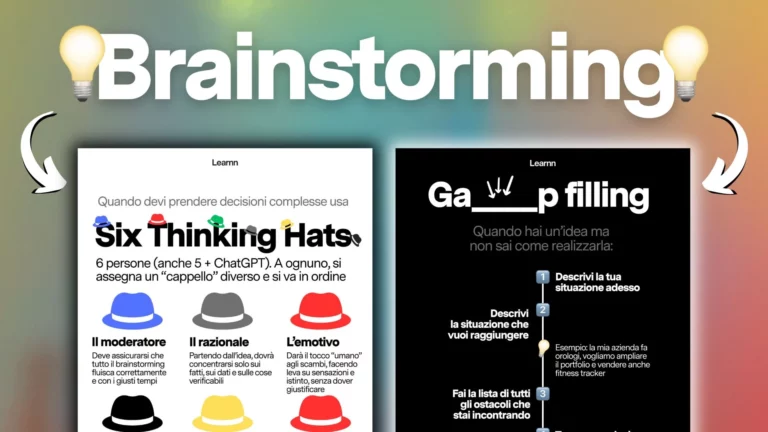 Brainstorming: 10 tecniche per liberare la creatività e generare nuove idee